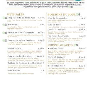 Daily offer at Chabana in Narbonne