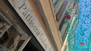 Façade du salon de thé at Chabana in Narbonne