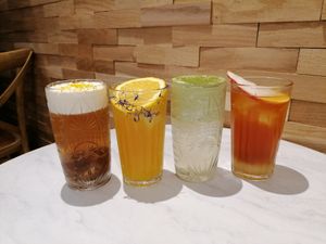 Natural home made drink at Chabana in Narbonne