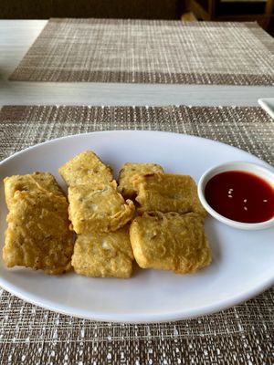 Tofu pakoda  at Himalayan Spa in Kathmandu