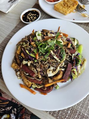  at Himalayan Vegan Restaurant in Kathmandu