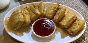 Tofu pakoda  at Himalayan Vegan Restaurant in Kathmandu
