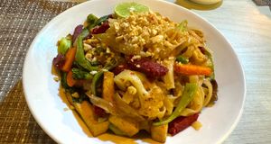 Pad Thai  at Himalayan Vegan Restaurant in Kathmandu