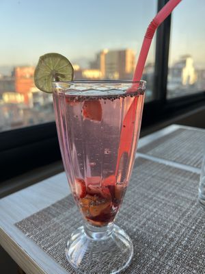 Detox drink..    at Himalayan Vegan Restaurant in Kathmandu