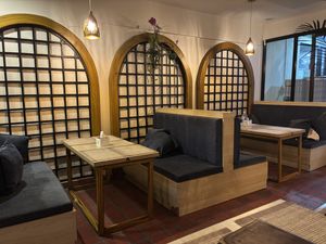 Inside  at Himalayan Vegan Restaurant in Kathmandu