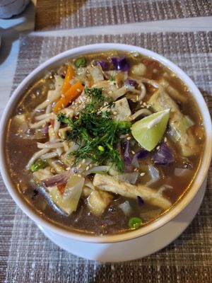  at Himalayan Vegan Restaurant in Kathmandu