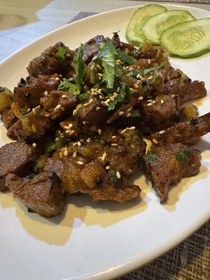   at Himalayan Vegan Restaurant in Kathmandu