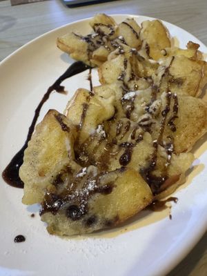 Apple dessert!   at Himalayan Vegan Restaurant in Kathmandu