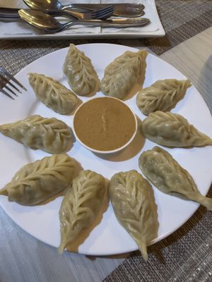 Momo’s  at Himalayan Vegan Restaurant in Kathmandu