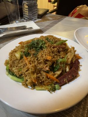 Veg fried rice  at Himalayan Vegan Restaurant in Kathmandu