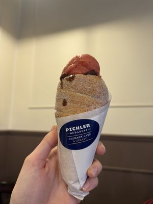   at Pichler Chimney Cake & Gelato in Budapest