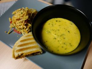soup at NOSCH.La Tortita in Leipzig