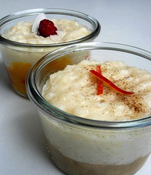 Rice Dessert at NOSCH.La Tortita in Leipzig