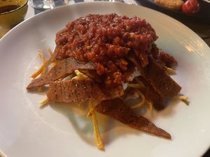 Çökertme kebabı / kind of kebab aegian style… very delicious ❤️  at Musto Bistro ve Restaurant in Bodrum