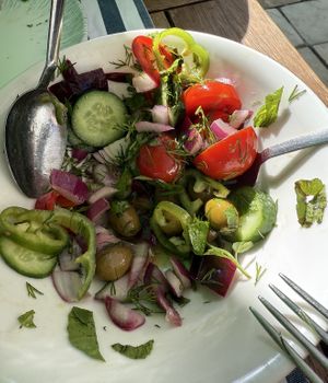 Ege salatasi (without cheese)  at Musto Bistro ve Restaurant in Bodrum