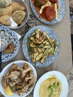 Vegan mese  at Aposperitis in Crete
