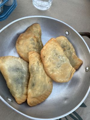 Veggie pies   at Aposperitis in Crete