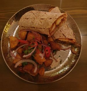 Mowgli chip butty at Mowgli in Knutsford