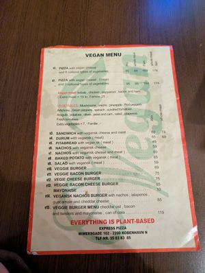  at Express Pizza in Copenhagen
