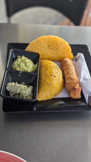 Classic Empanada (3700 COP)
No Meat Empanada (5000 COP)
Cheese Stick (4000 COP) at Shottas Medellin Vegan Food in Medellin