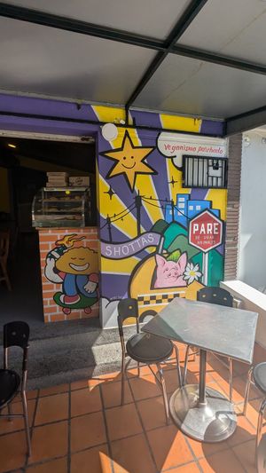 Store Front at Shottas Medellin Vegan Food in Medellin