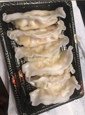 Veggie gyoza  at Ichiddo Ramen in Albertson