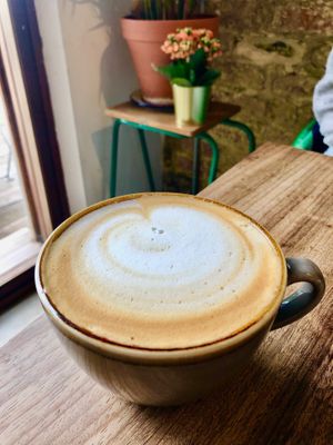 Oat cappuccino  at Park Life in Bangor