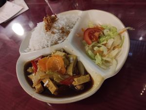 Tofu chop suey at Golden Bowl Dim Sum in Rovaniemi
