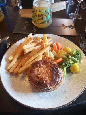 Meatless pie 7/10 at The Balavil Hotel in Newtonmore