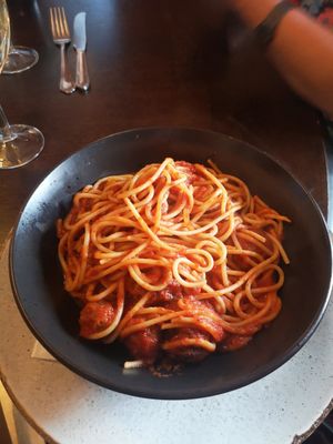 Spaghetti meatballs 5/10 at The Balavil Hotel in Newtonmore