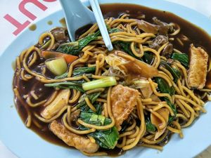 吉隆坡黑面 at Yuan Xiang Vegetarian in Northeast Singapore