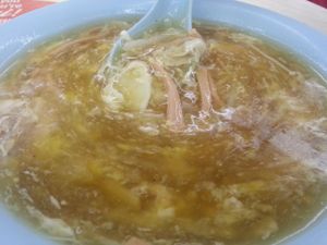 Vegetarian Shark's Fin Soup. Has option not to add eggs.  at Yuan Xiang Vegetarian in Northeast Singapore