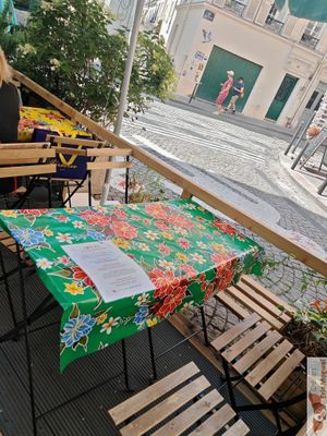Terrace at Magic Potions in Paris