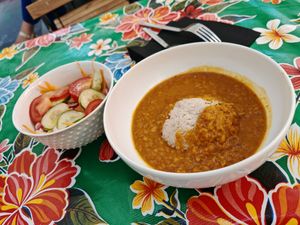 Excellent Dahl with lentils at Magic Potions in Paris