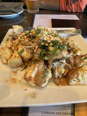 Vegan Thai Roasted Cauliflower   at Par 3 at Poplar Creek in San Mateo