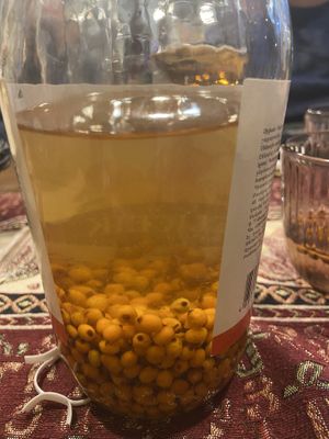 Bevanda olivello spinoso  at Ristorante Casa ARMENIA in Turin