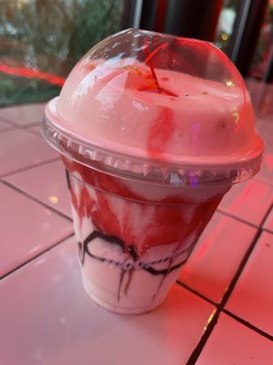 Banana Split Shake  at Moonburger in Brooklyn