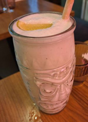 Coconut milkshake at Chawp Shop in Rennes