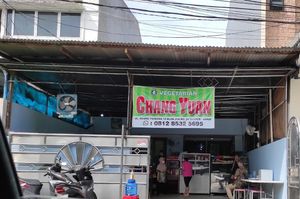 Rice box  at Chang YUAN Vegetarian in Jakarta