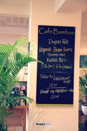 Vegan food and take-away! at Cafe Bamboo in Arhus