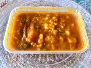 Vegetable pathia at Cinnamon Indian Cuisine in Dundonald