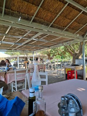 Dining area at Kyma in Crete
