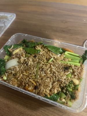 Tom yum fried rice   at Thai Bites in Marrickville