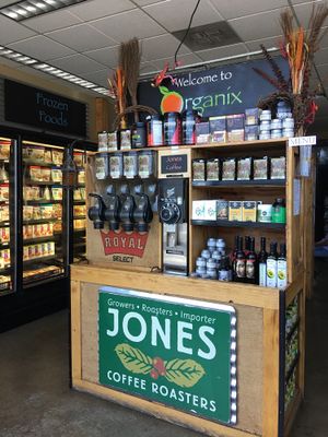 Entrance  at Organix Vegan Deli in Los Angeles