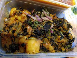 Sag aloo (June 2025) at Shilam Tandoori in Aberystwyth