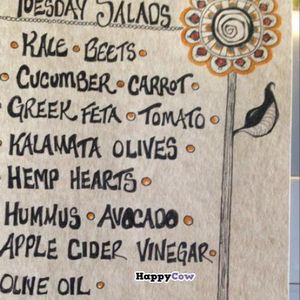 salads at Eco-Bean Organic Coffee House in Tarpon Springs