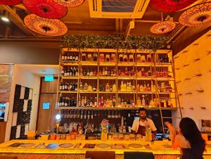 bar counter at Burma Social in East Singapore