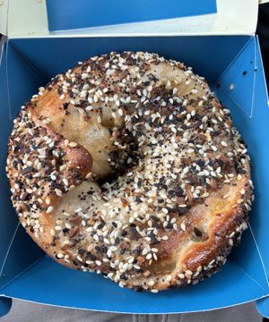 Stuffed Vegan Sausage, Egg & Cheese  at Moonrise Bagels in Poughkeepsie