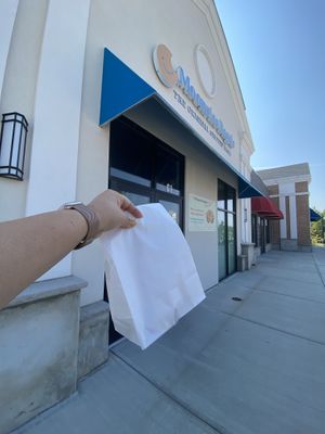 Parking in back  at Moonrise Bagels in Poughkeepsie