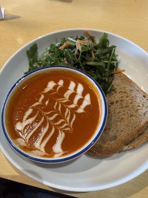 Tomato soup   at The Literary in Champaign